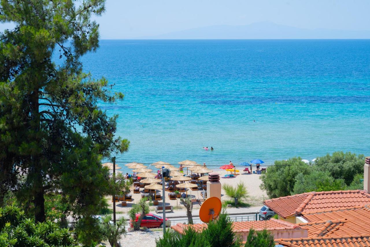 Zoe Seaview Apartment By Rentalspro - Nea Moudania Halkidiki Bagian luar foto